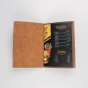 SOFT MENU COVER 21 X 30CM – BROWN